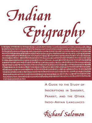 cover image of Indian Epigraphy